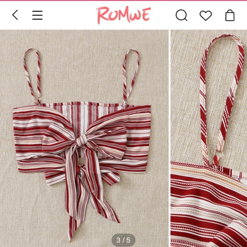 Romwe/Shein Wrap Tank Top​